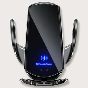 Wireless Car Charger, 15W Fast Charging Auto Clamping Car Charger Phone Mount Air Vent Cell Phone Holder for iPhone 17/16/15/14/13/13/12/11/XS/XR/X/8, Samsung Galaxy S25/S24/S23/S22/S21/S20, Magnetic USB Charger Station For All Phone Accessories