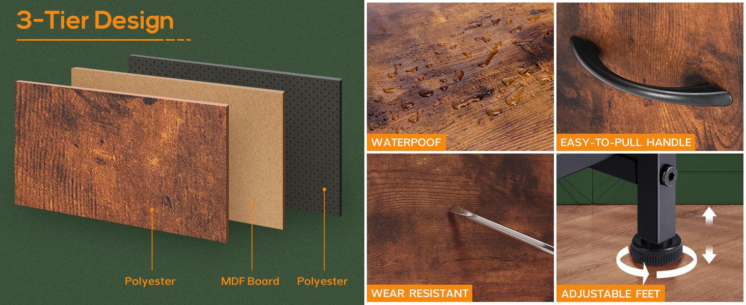 [Deal] Dresser for Bedroom with 9 Drawers, Clothes Drawer Fabric Closet Organizer Cabinet, Large Chest Storage Tower with Metal Frame & Wood Tabletop