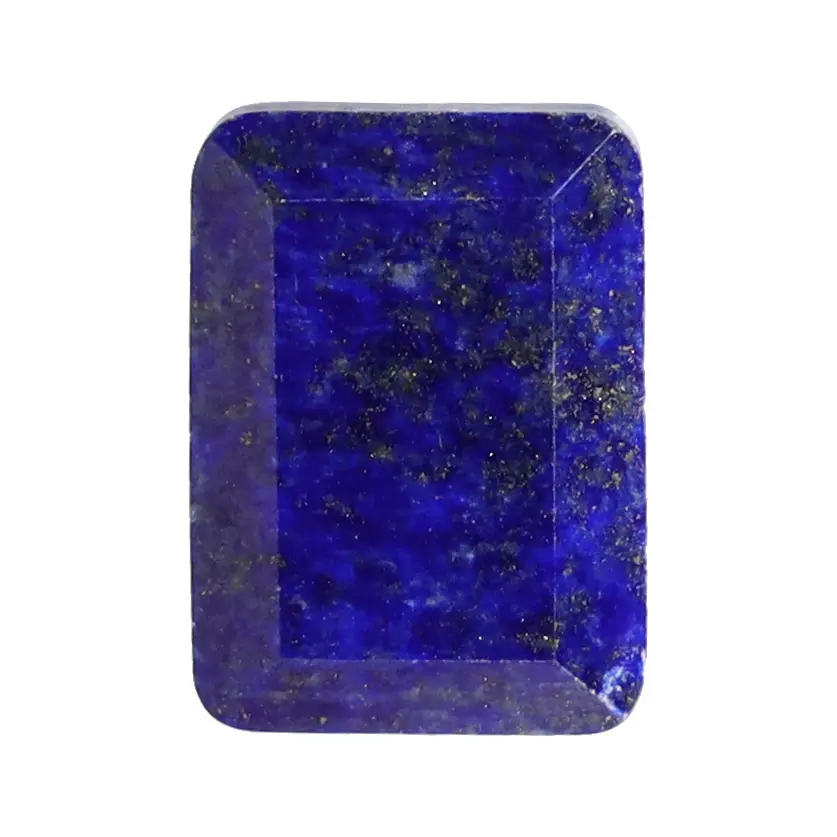 Lapis Rectangle Stone 10mm x 14mm Natural Healing Gemstone Bare Stone for Decoration Lapis Lazuli September Birthstone