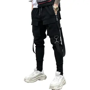 XYXIONGMAO Men's Unisex Cargo Harem Pants Functional Tactical Sweatpants Slacks Hip Hop Jogger Techwear Streetwear Overalls