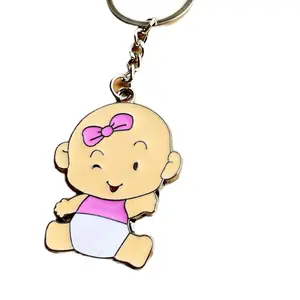 12pcs Baby Shower Party Favors metal Keychains