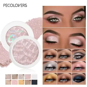 Mashed Potato Texture Eyeshadow Cream, 1 Count Long Lasting Shimmering Glitter Eye Shadow Makeup Palette, High Pigmented Metallic Eye Shadow Pigment Cosmetic, Highly Pigmented Palette