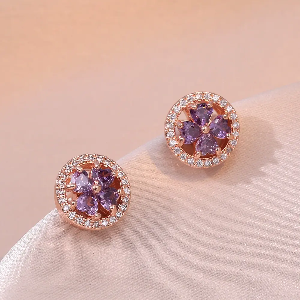 E0007 Rose Gold Earrings