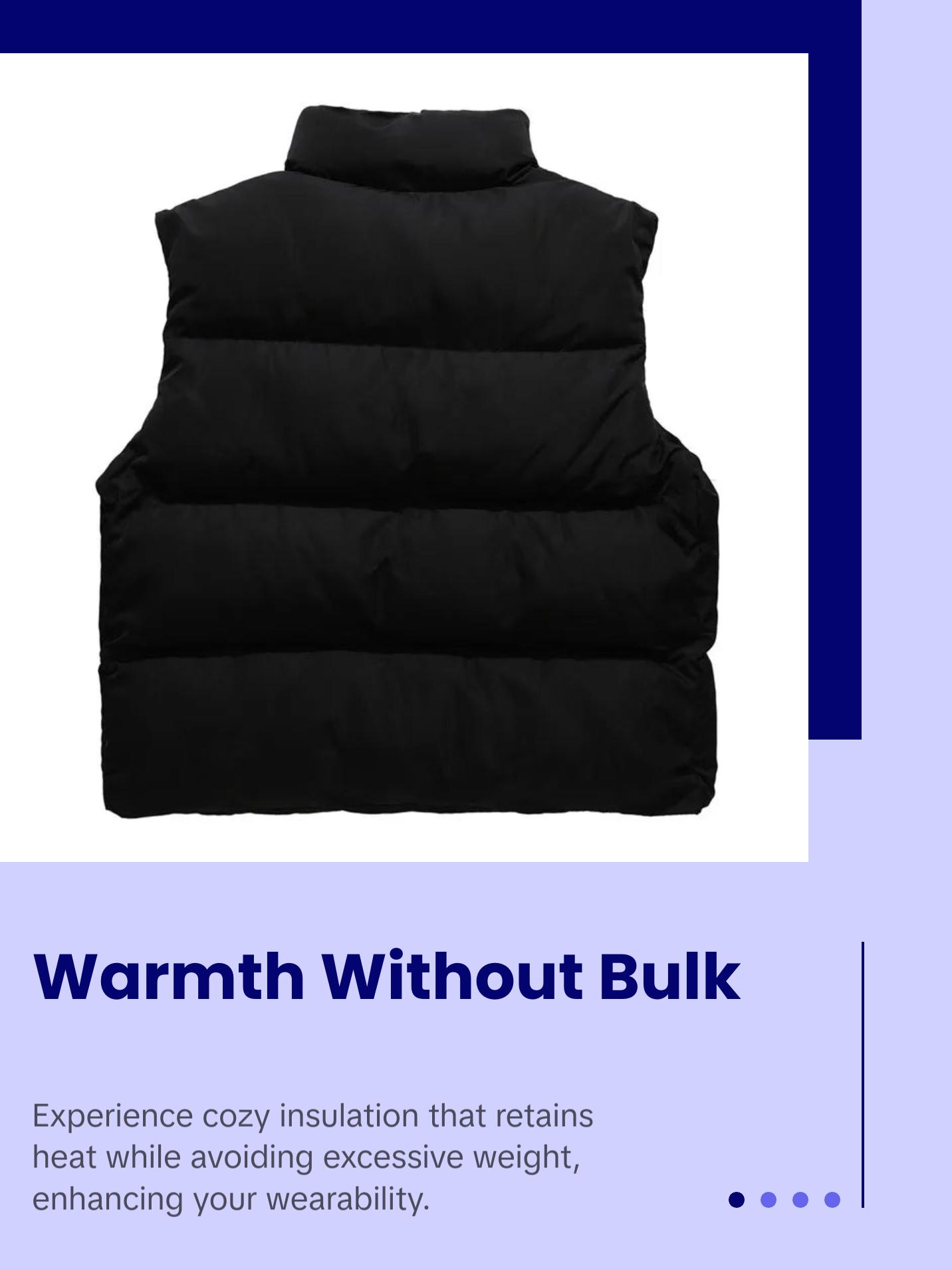 HKK “Peek-a-boo” Bubble Vest deep pocket jacket vest zipper vest HKK “Peek-a-boo” Bubble Vest deep pocket jacket vest zipper vest