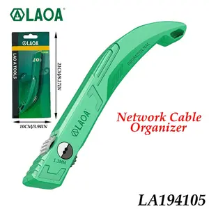 Laoa La194105 Pen-Style Ethernet Cable Organizer, Durable Practical Wire Management Tool, Ideal for Home Office Lan Wiring Installation
