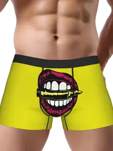 Stylish And Unique Underwear Featuring Alluring Lips And a Bullet Design