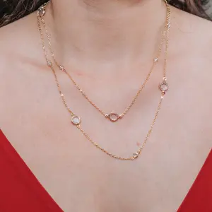 Crystal Drops Necklace