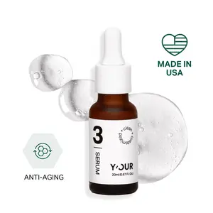 Anti-Aging Peptide Serum by Y'OUR - Firming, Wrinkle-Smoothing & Plumping Formula with Multi-Peptide Complex, Hyaluronic Acid, Seaweed Extract - Renewal Serum - Hydrating Powerhouse Moisture, Valentine's Gift for Women Skin Repair