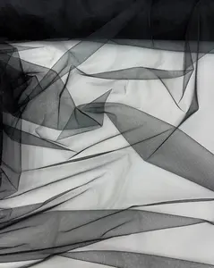 Black Stretch Netting Fabric