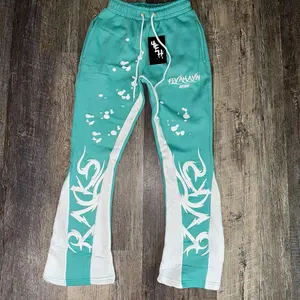 “Turquoise & White” Stacked Flares