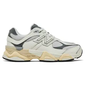NEW BALANCE 9060 Sneaker in Sea Salt Castlerock, 100% Authentic Chunky Athletic Trainers, Gradeschool Youth Sizes for Men & Women, All Seasons