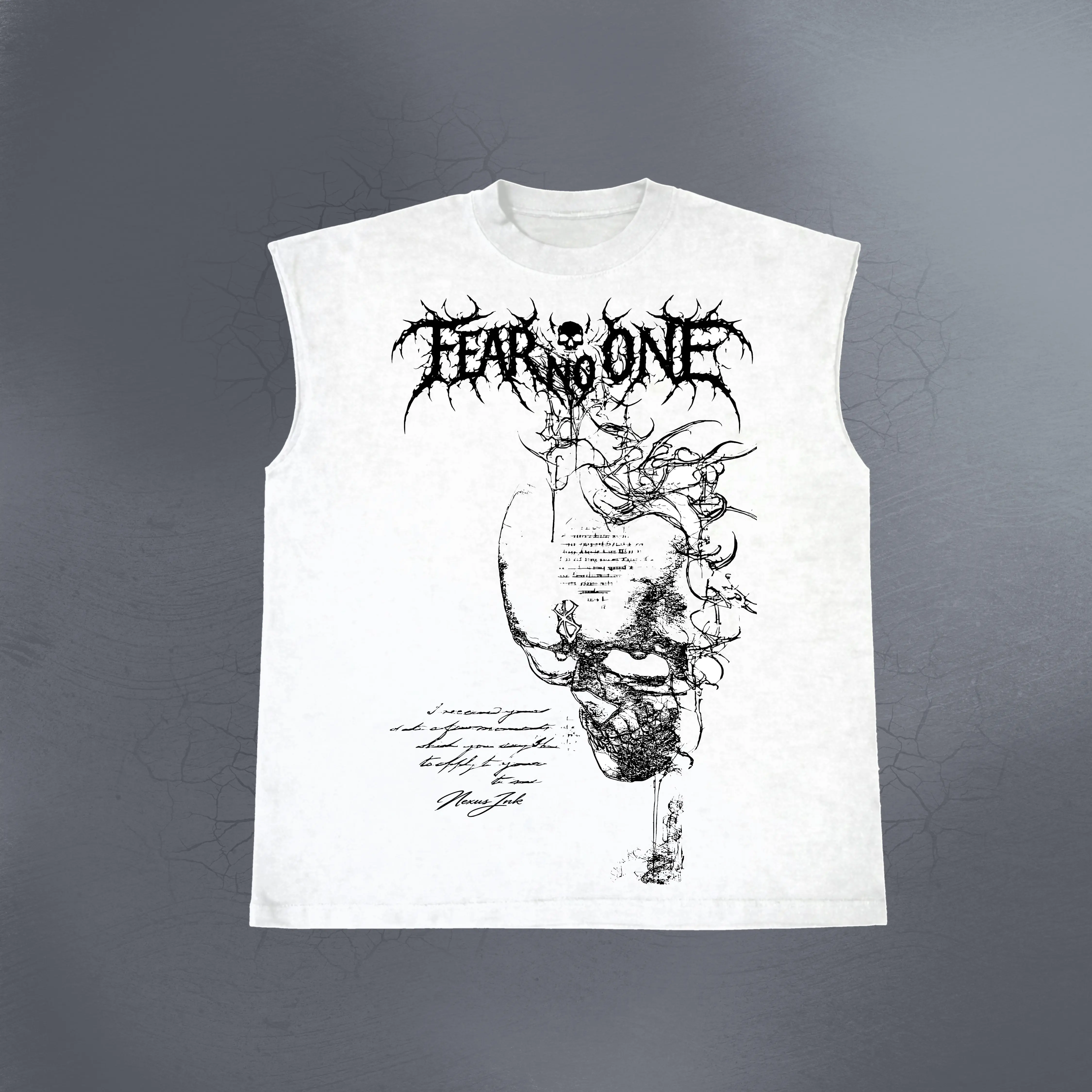 FEAR NO ONE WHITE CUTOFF