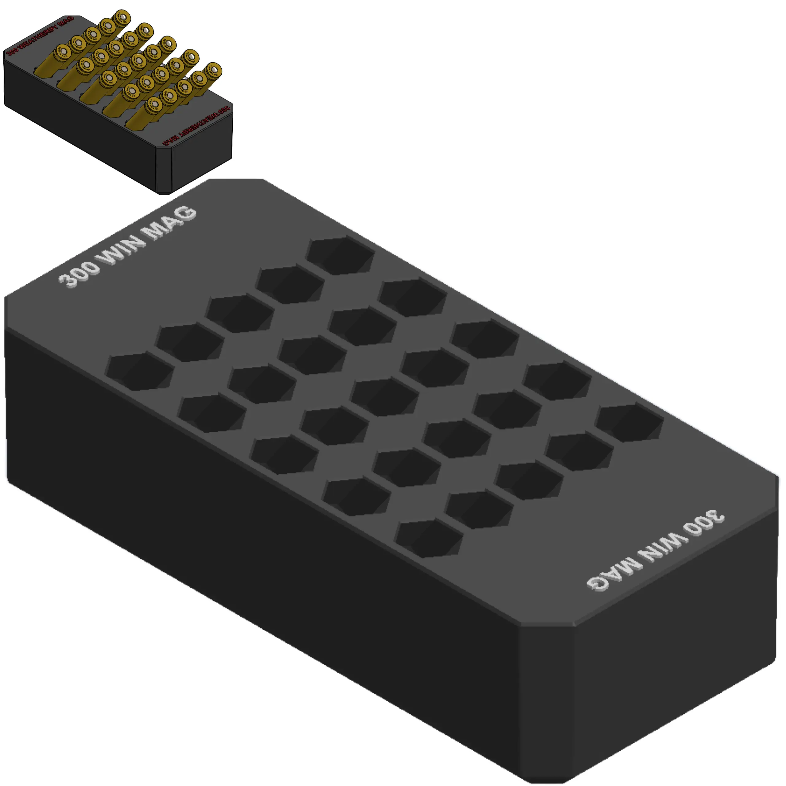 LARGE TRAY 300 WIN MAG WHITE