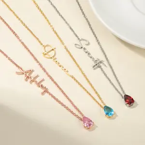 Handmade Alexandrite Birthstone Necklace For Women High Quality Hypoallergenic Dainty Jewelry Birthday Mother's Day Gift