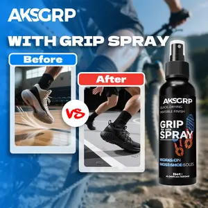 Basketball Shoe Anti-Slip Grip Spray - Non-Slip court traction, Extend Shoe Lifespan, Quick Application for Basketball, Running, Gym - Enhanced Traction for Wet/Dry Courts - Sports Shoe Maintenance Spray, Basketball Sneakers