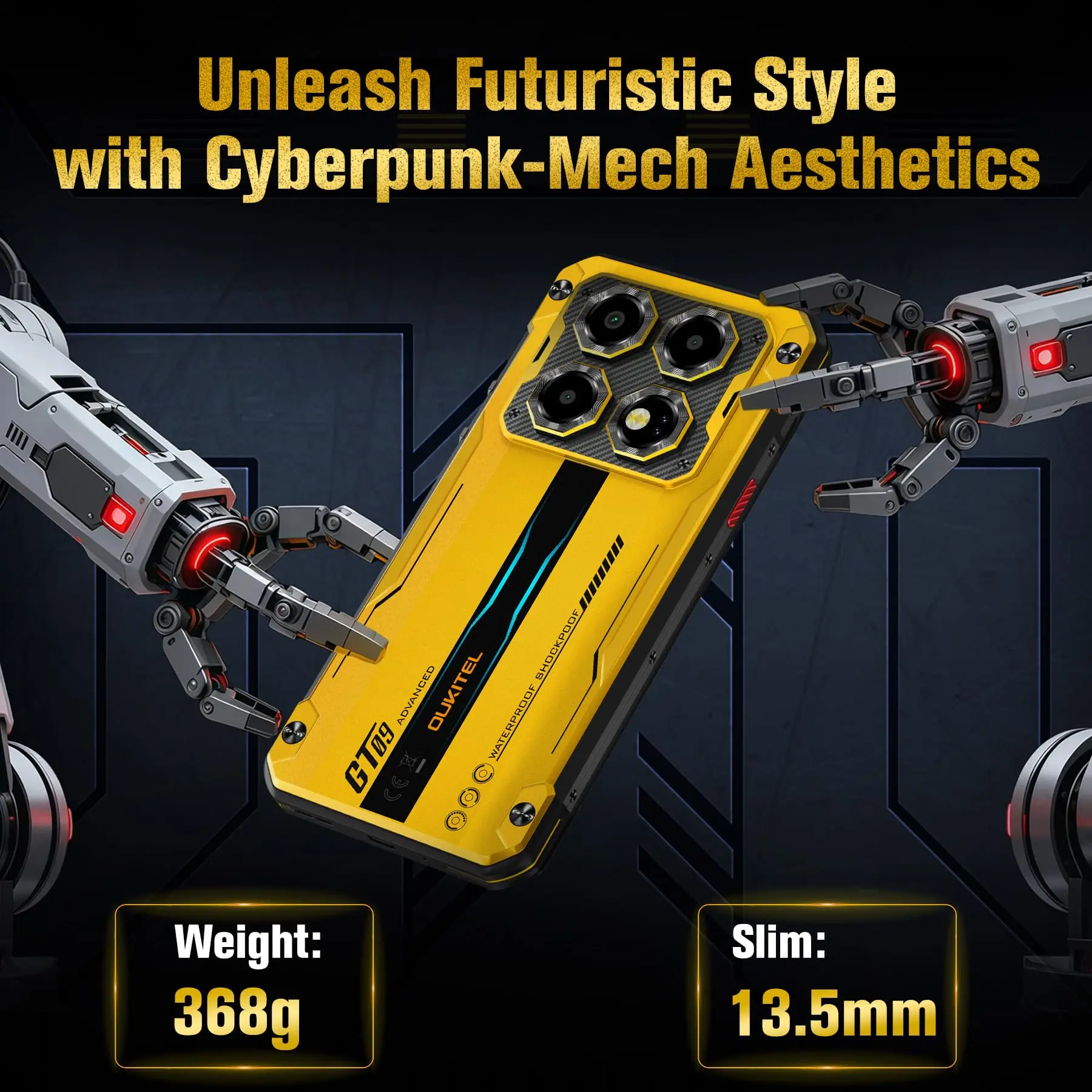 OUKITEL WP60 5G Rugged Phone Unlocked 7.2