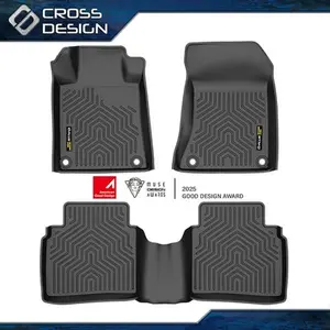 CROSSDESIGN TPE Floor Mats Fits 2019-2024 Nissan Altima 3D TPE Liners 3pcs Set All Weather Floor Mats  Upgraded Version