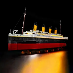 【BrickBling LED Light Kit】for  Titanic Building Blocks-10294 ，DIY Lighting Upgrade Set, Building Block Light Modification Kit， Gift Idea for Birthdays Model Kit Diy Kits