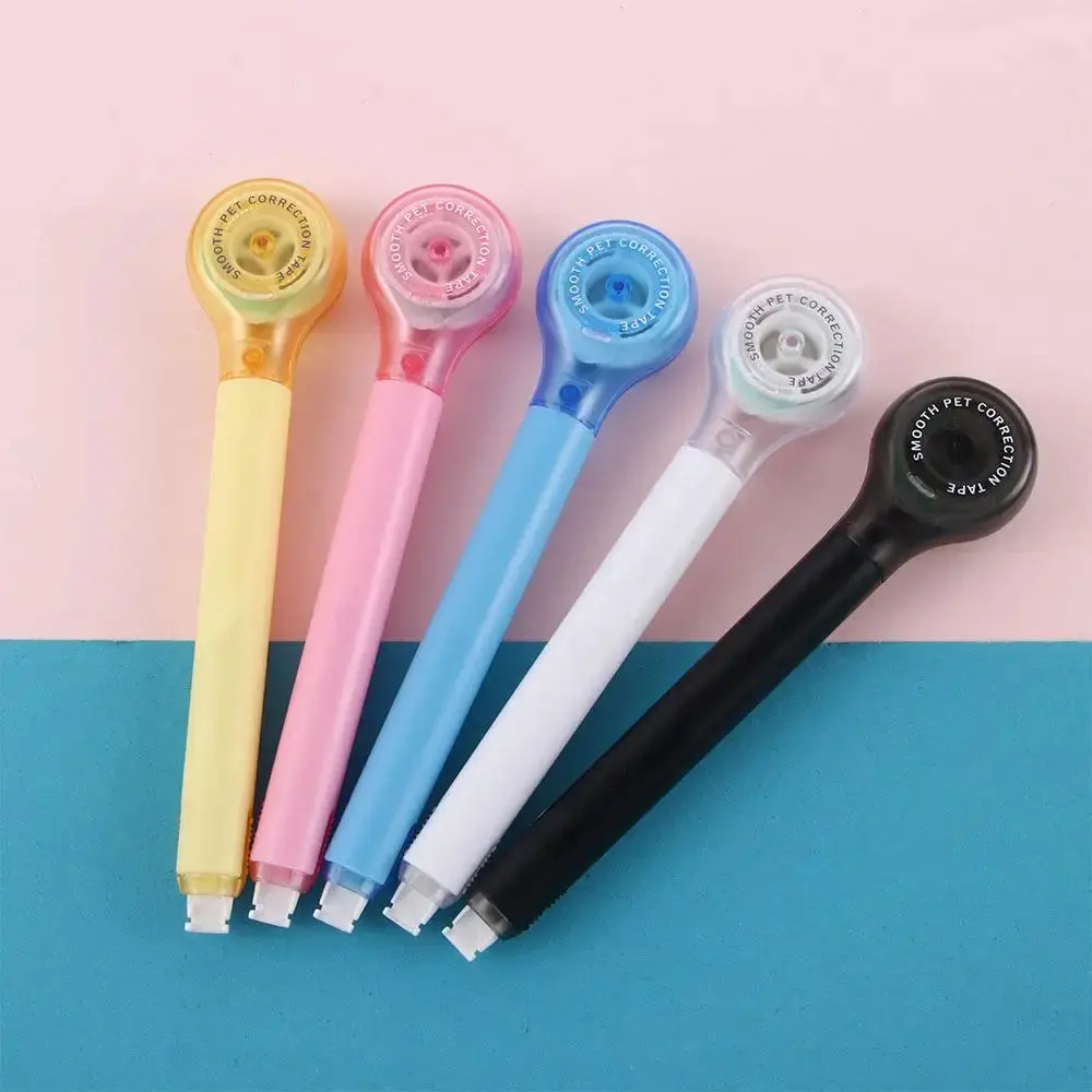 Colorful Correction Tape Creative Design Corrector of Pen Shape Comfortable Holding Kawaii Stationery School Supplies 5mm*6m