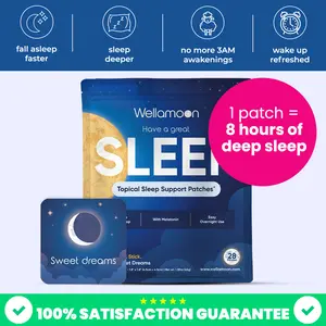 Wellamoon Comfort Sleep Support Patches for Adults Extra Strength Peel Herbal sleep patch