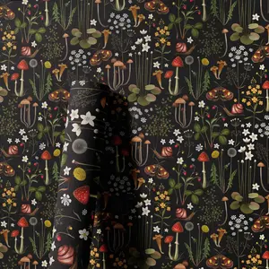 Forest Themed Wall Sticker, 1 Roll Self-adhesive Peel and Stick Wall Backsplash, Decorative Waterproof Removable Wallpaper for Home Living Room Bedroom Kitchen, Design, Interior, Peel and Stick Wallpaper Designs