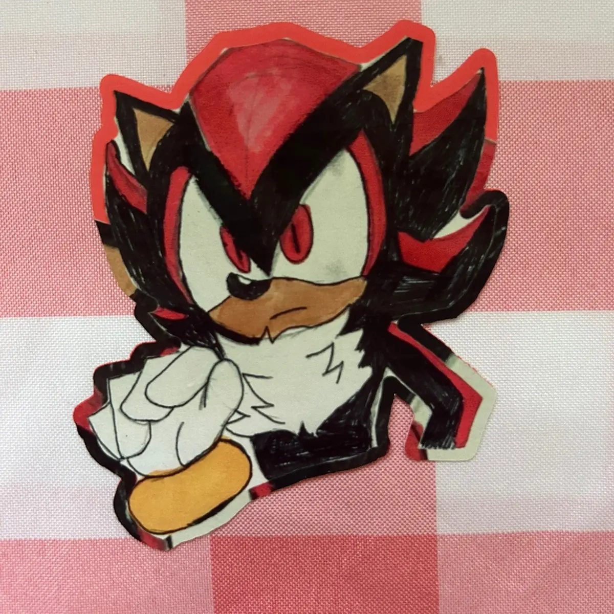 Shadow the hedgehog sticker