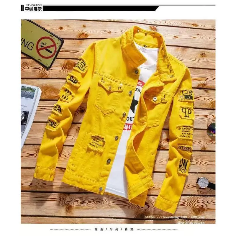 SpringAutumnMensDenimJacket+JeansPantsSeClothestFashionSingleBreastedCoatTrousersTwoPieceDenimsuitFathersdaygiftCasualMenswearLongSleevemen's2pieceset SpringAutumnMensDenimJacket+JeansPantsSeClothestFashionSingleBreastedCoatTrousersTwoPieceDenimsuitFathersdaygiftCasualMenswearLongSleevemen's2pieceset