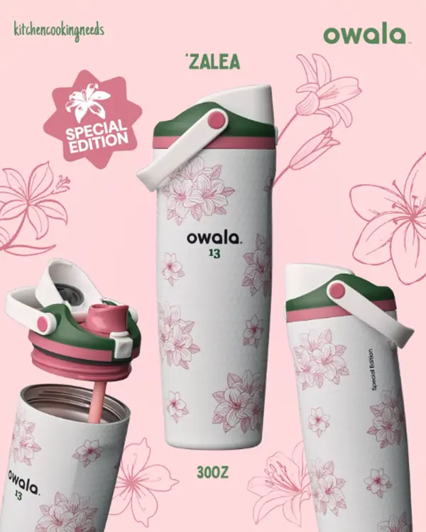 Owala FreeSip Sway 30oz Zalea Masters Theme Golf Water Bottle NEW