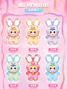 Samuel Magic Colorful Rabbit Blind Box,Plush Doll
