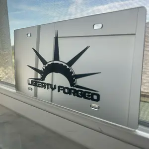 Liberty Forged License Plate - Customizable and Durable