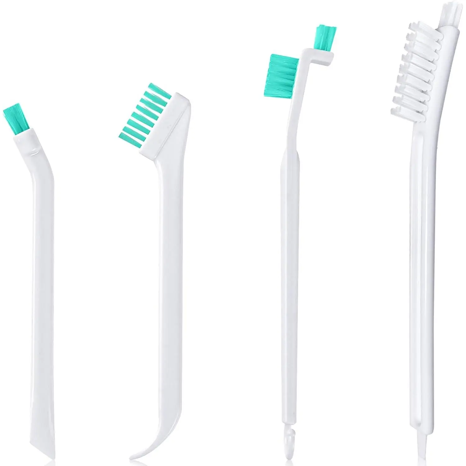 Small Cleaning Brushes Set, 4 count Crevice Household Cleaning Tool for Window Track  Sliding Door Bottle Gaps Humidifier Baseboard,  Detail Scrub Cleaner Tool Gadget Kitchen Bathroom Set