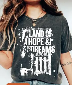 Bruce Springsteen Tour 2026 T-Shirt, Bruce Springsteen Land Of Hope & Dreams Tour