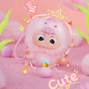 CN-Heyme Hey Mi Dinosaur Baby series Mystery Boxes Bag Pendant Bunny Plush Dolls Soft Collectibles