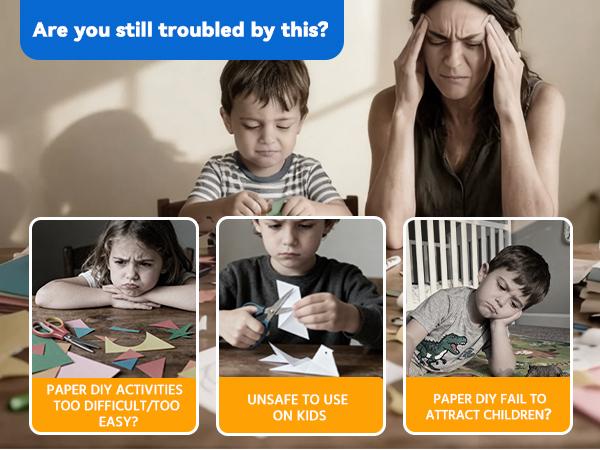 JoyCat Scissor Skills Activity Book, 4 Progressive Levels to Learn Cutting for Kids, 27 Fun Crafts with Child-Safe Scissors, Develop Fine Motor Skills, Ideal Christmas Gift & Arts and Crafts