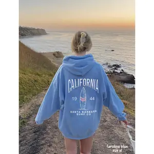 Cali Surf Sweater, Oversized Trendy Hoodie, Beach Bum Hoodie, Aesthetic California Hoodie Summer Vibes Shirt