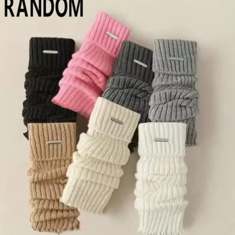 【Black Friday】Women's Knitted Sock Set, Random Colors, Fitted Design, All-Season Comfort, Ideal for Daily and Casual Wear
