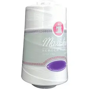 Maxi-Lock White Serger Machine Thread 6000m Spool 60-32109