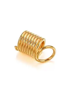 DIY Jewelry Making Supplies, Spring Clasp for Necklaces, Leather Rope Clip, Craft Material for Accessories, Essential DIY Kit Component