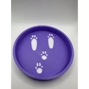 3D Printed Easter Bunny Foot Print Stencil | Easter Crafts | Easter Bunny Stencil | Cute Easter Bunny Stencil