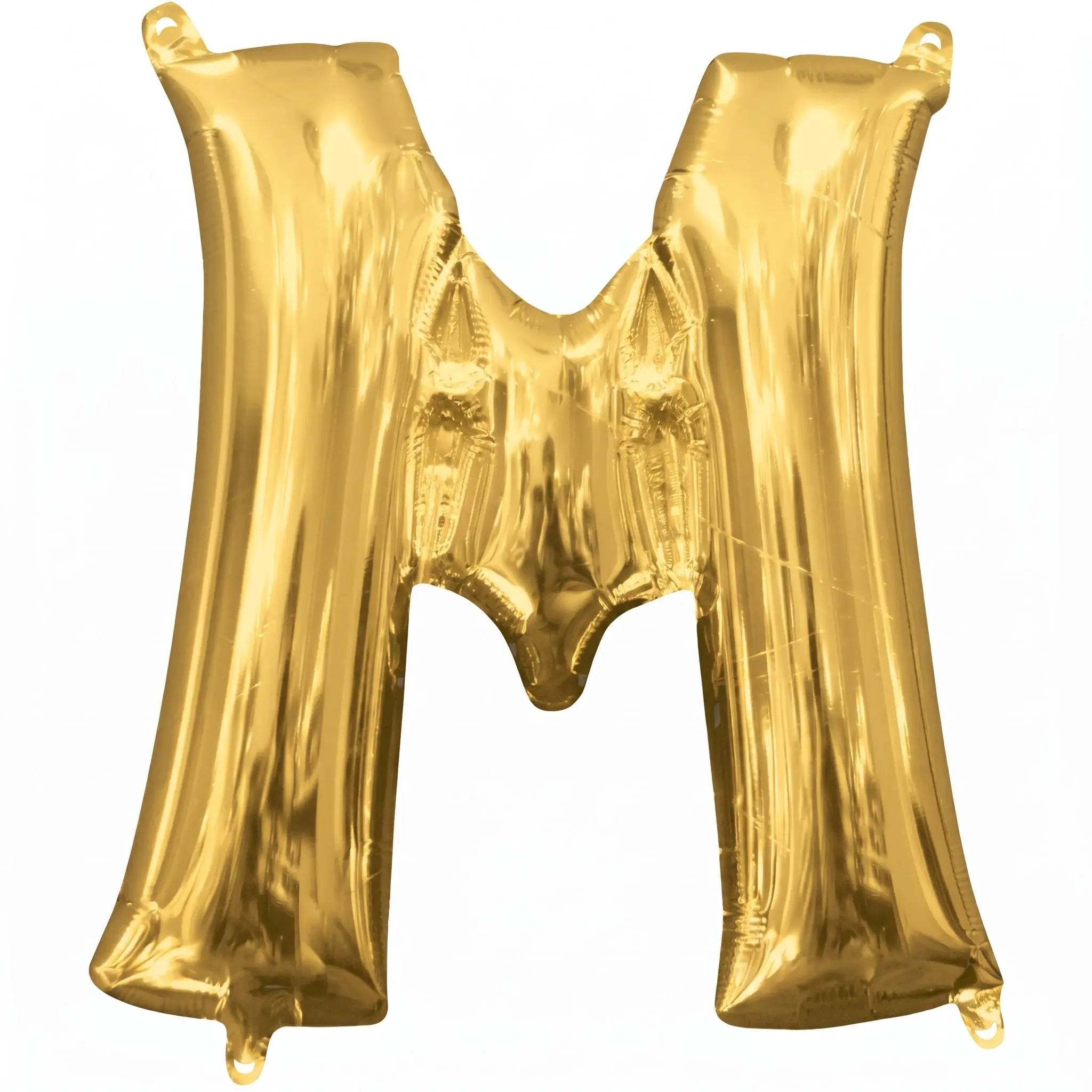 Gold Metallic Letter "M" Foil Balloon
