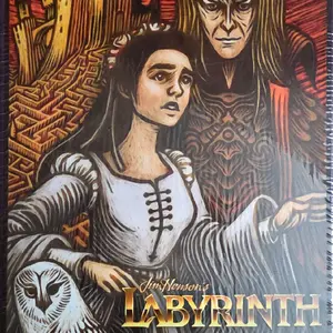 Jim Henson's Labyrinth Tarot Deck - Artistic Design with Owl and Labyrinth Motifs