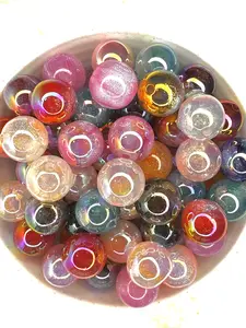 $5.00 for 30 Pieces of 16mm Mix Galaxy Beads - Perfect for DIY Crafts