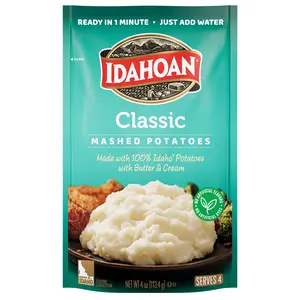 Idahoan Classic Mashed Potatoes, 4 oz, Pack of 12
