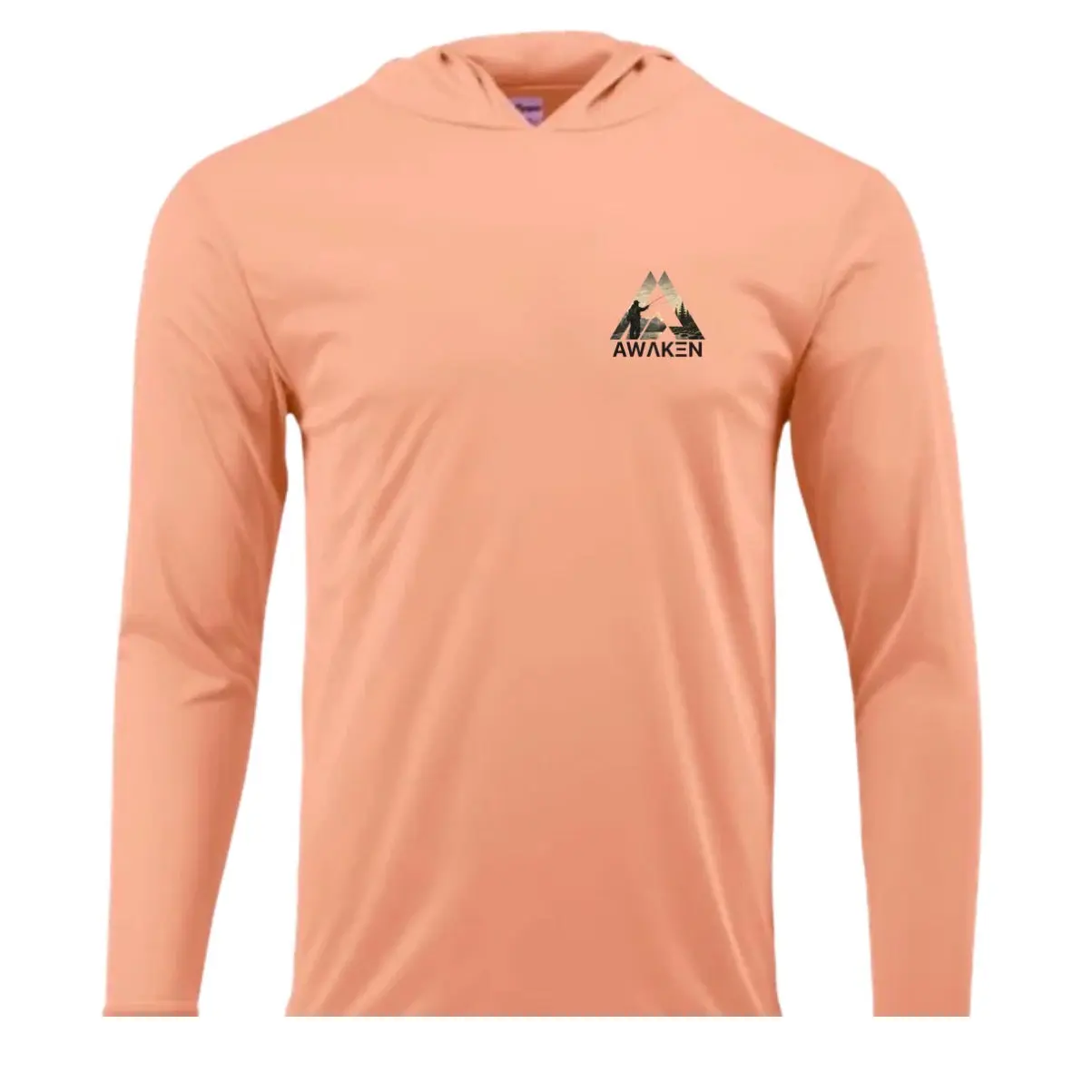 Youth Waypoint hooded long sleeve Performance