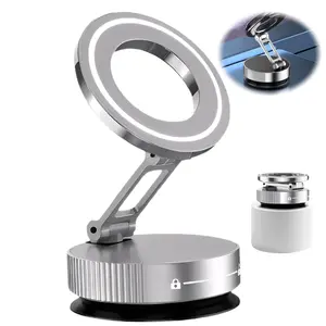 2026 Upgraded Magnetic Phone Holder, 360° Rotatable Foldable Portable Multi-Function, Car & Home Dual Application, Compatible with iPhone 17 Pro Max 16 15 Air & Various Smartphones