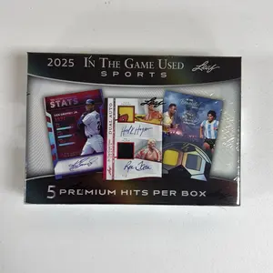 2025 Leaf In The Game Used Sports - 5 premium hits per box