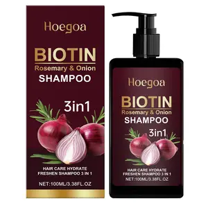 Onion Biotin and Rosemary Shampoo, shampoo de cebolla y romero, for Soft Hair & Shine for Hair Growth, Hair Loss and Thinning Hair