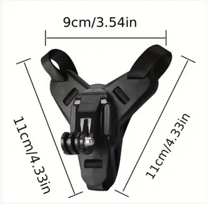 5 in 1 Motorcycle Helmet Chin Mount Compatible with GoPro Hero 13/12/11 DJI Osmo Action Insta360 Adjustable Action Camera Accessories