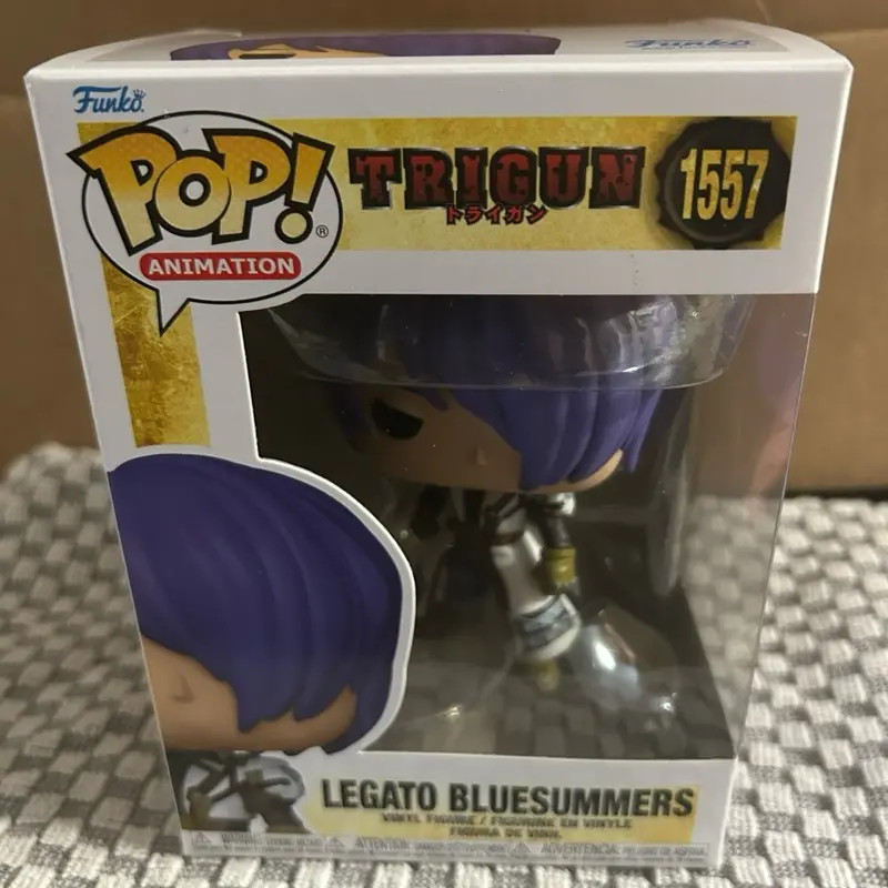 Funko Pop! Trigun Legato Bluesummers 1557 Vinyl Figure Collectible Anime Toy
