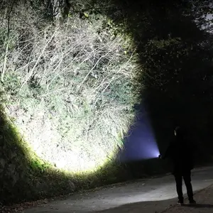 Rechargeable LED Portable Flashlight Zoomable High Lumen Tactical Flashlight, Multi-Mode Adjustable Brightness Pocket Flashlight, Waterproof Aluminum Ultra-bright Flashlight for Outdoor Multifunctional Super Bright High-Lumen Multimode